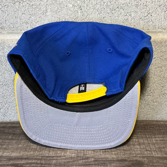 New Era Los Angeles Rams Ram Head Historic Logo 9Fifty Snapback Adjustable Hat - Picture 4 of 5